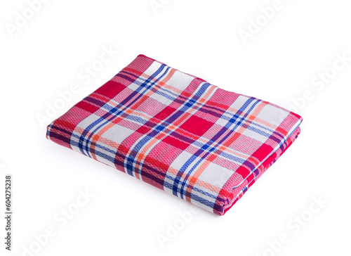 a blanket isolated on the white background