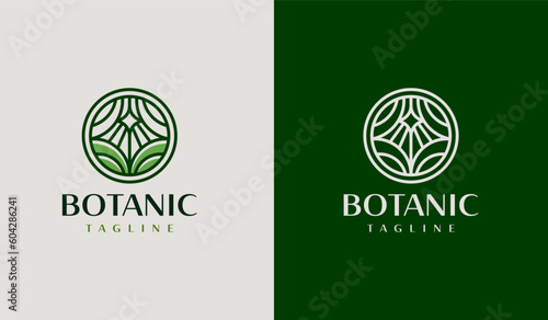 Leaf Flower Plant Agriculture Logo. Universal creative premium symbol. Vector sign icon logo template. Vector illustration