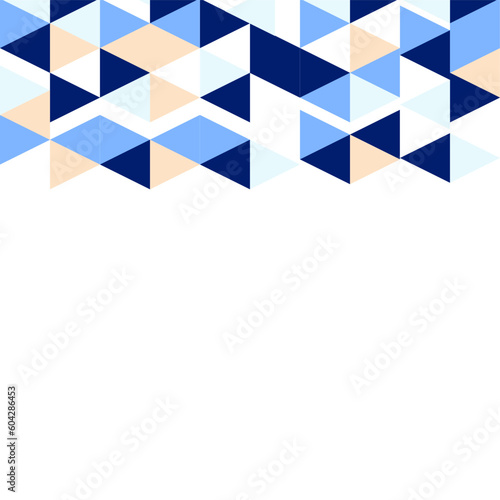 Abstract Geometric Header Vector Element