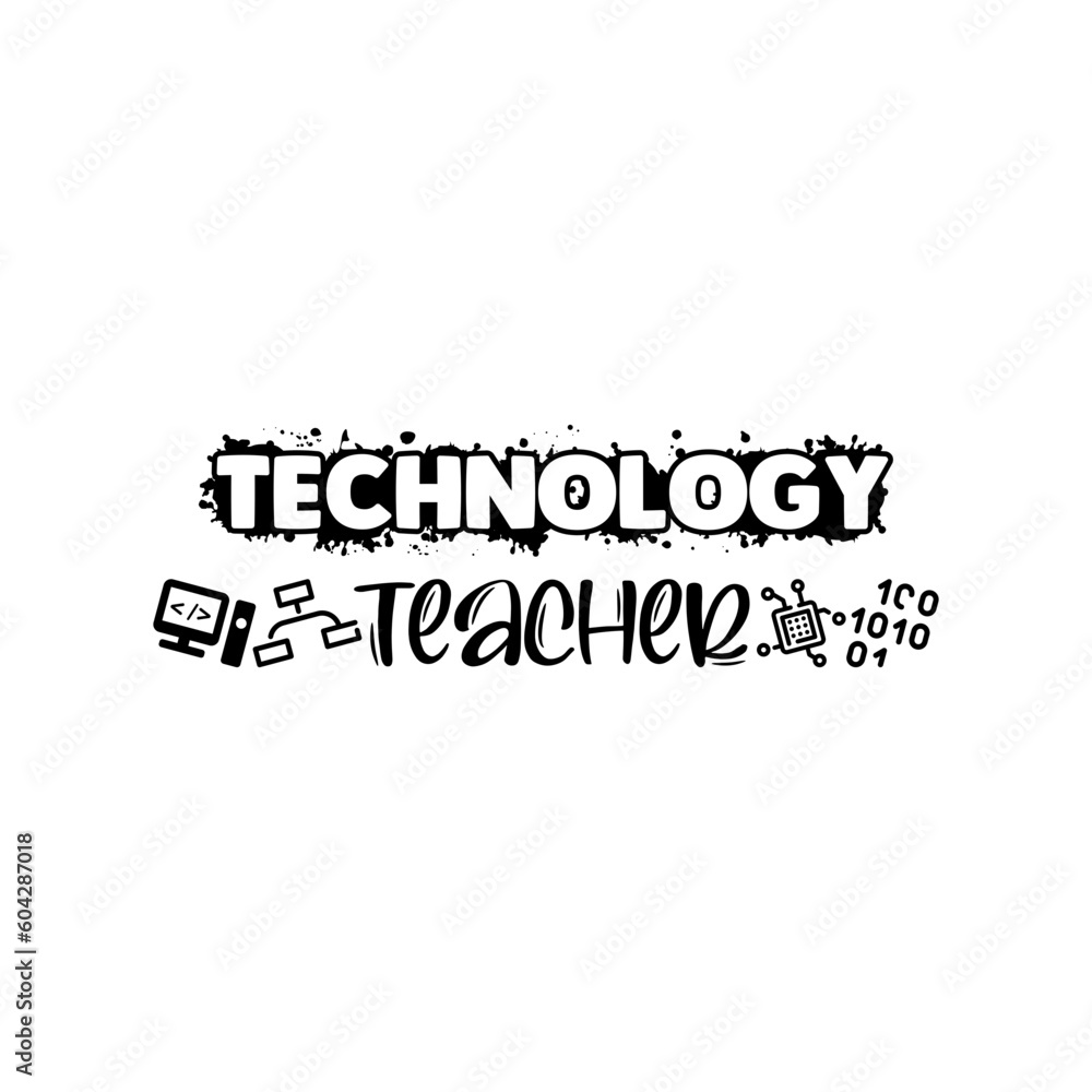 Obraz premium Technology Teacher