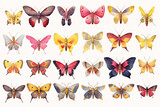 Moths created with Generative AI technology