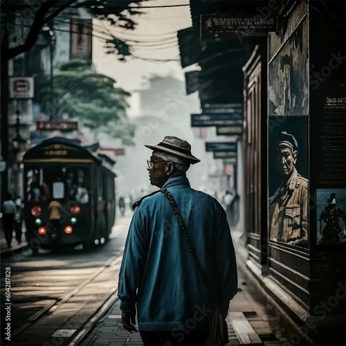 person in the street
