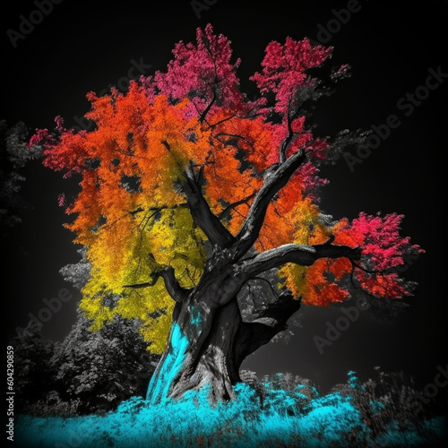 Tree in the night