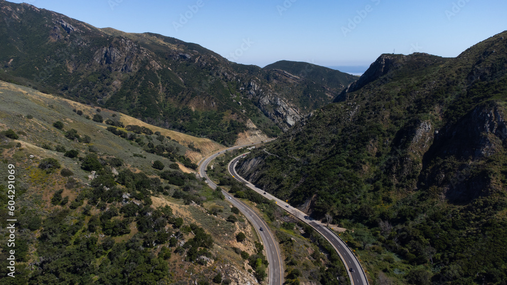 Highway 1 at Gaviota Pass, Santa Barbara County