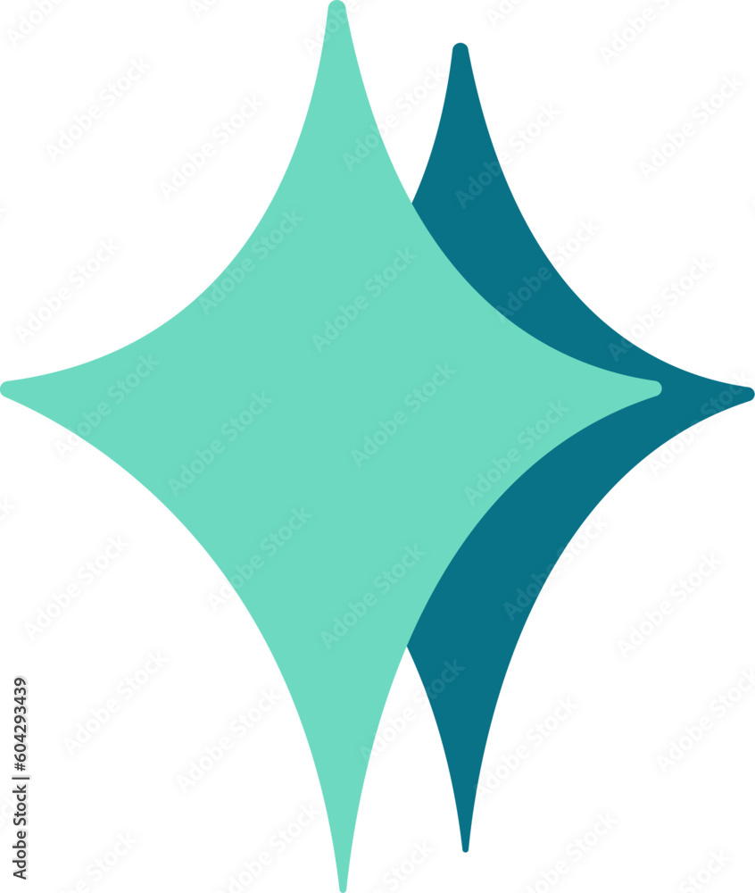 Obraz premium a retro sparkle icon