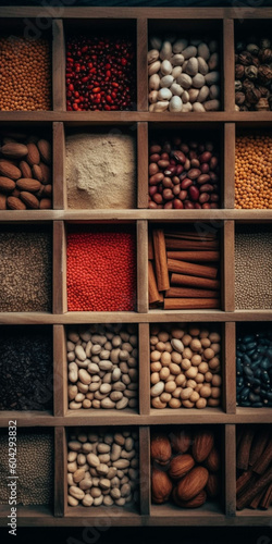 collection of spices
