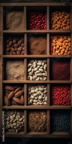 collage of spices