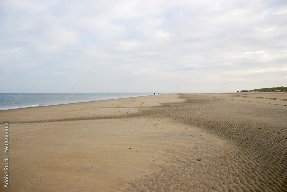 the beach in Renesse, Zeeland, the Netherlands