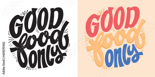 Hand drawn motivation lettering quotes in modern calligraphy style. Inspiration slogans for print and poster design, tee print, t-shirt design. Vector