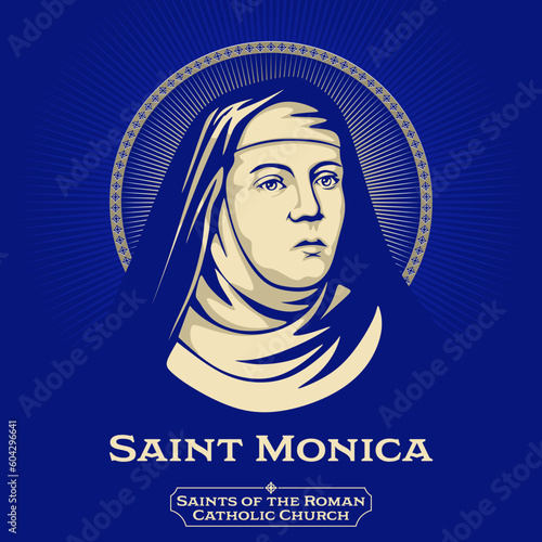 Catholic Saints. Saint Monica (332-387) was an early North African Christian saint and the mother of Augustine of Hippo.
