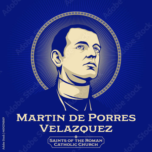 Catholic Saints. Martin de Porres Velazquez (1579-1639) was a Peruvian lay brother of the Dominican Order. photo