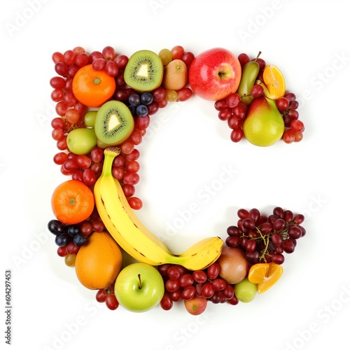 letter  alphabet  fruit  food  apple  orange  fresh  isolated  healthy  grape  banana  fruits  grapes  pineapple  diet  green  kiwi  white  ripe  red  pear  strawberry  vegetable  generative ai