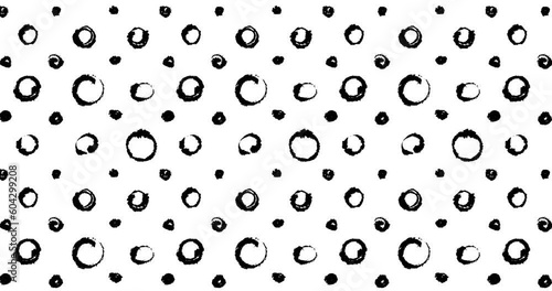 Animated Light Inky Circles and Dots Pattern on Blotting Paper