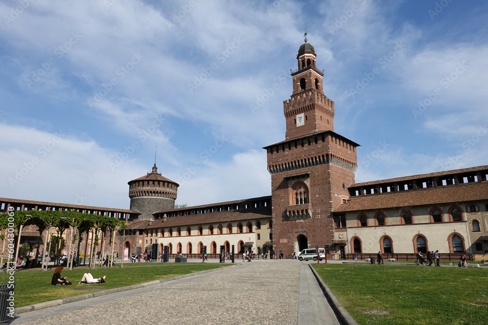 Fototapeta premium Château des Sforza à Milan