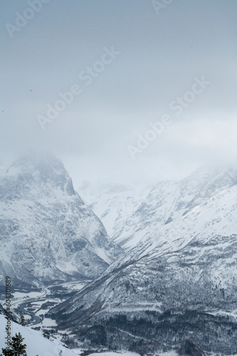 snow covered mountains © Andy