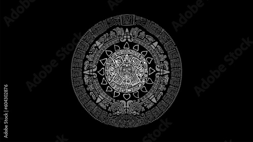 Calendar of the ancient Mayan peoples.