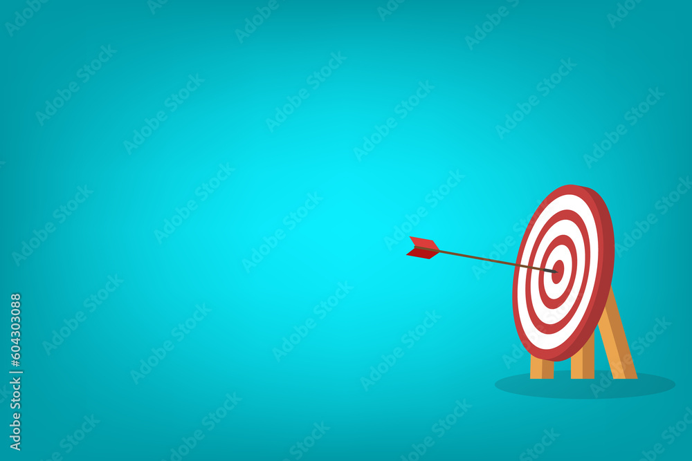Arrow Hitting Center Of Target Arrow Hitting Center Of Target