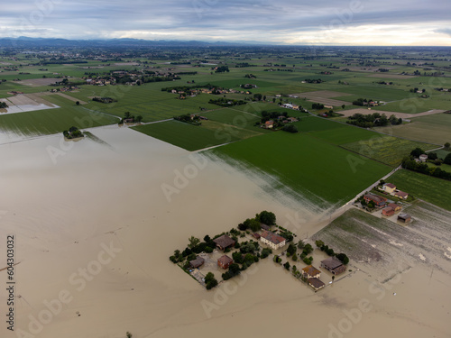 Flood in Emilia Romagna Italy photo