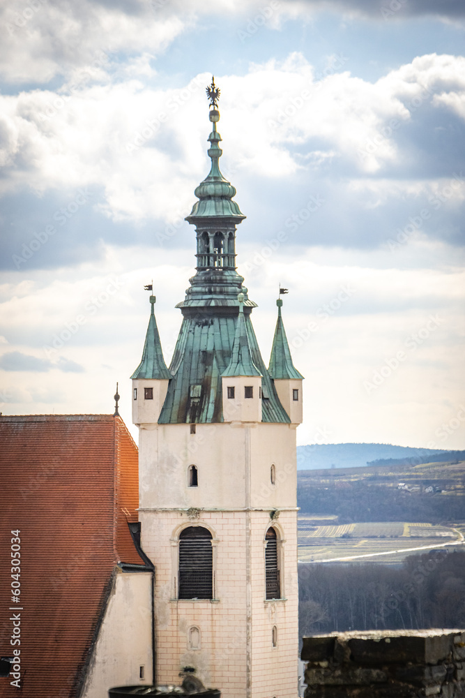 aerial view over krems an der donau, krems, danube, lower austria, austria, wachau, piaristenkirche aerial view over krems an der donau, krems, danube, lower austria, austria, wachau, piaristenkirche