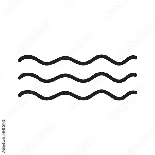 Wave Icon Vector Illustration 