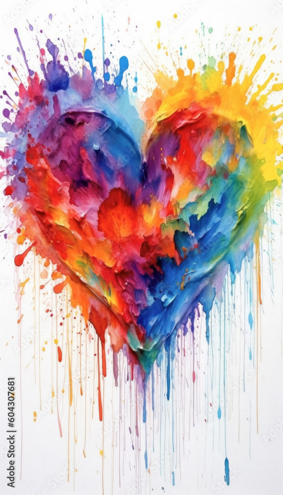 Fototapeta premium LGBT community concept celebrating the diversity at the pride month. Generative AI illustrations