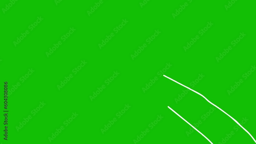 White lines animation on green screen 4k stock video footage. White lines animation on green screen 4k stock video footage.