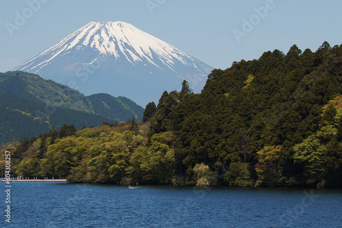 Mountain and lake