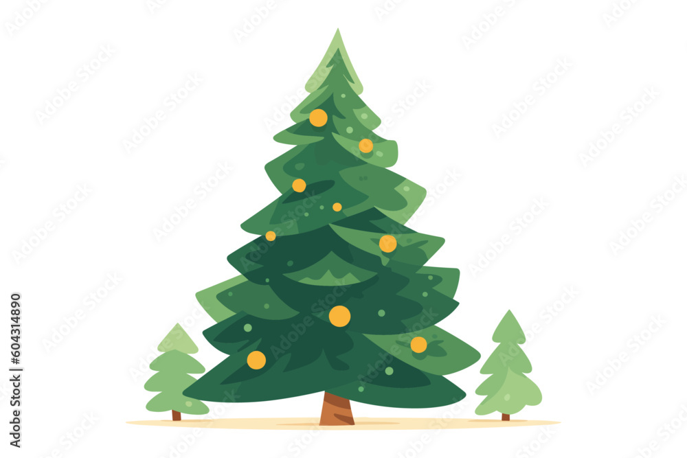 christmas tree illustration