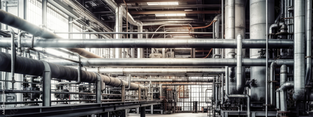 chemical industry factory background, generative ai chemical industry factory background, generative ai
