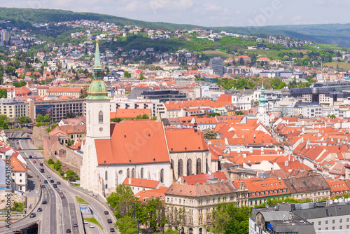 The old town of Bratislava the capital of Slovakia photo