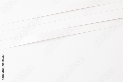 Abstract white background with geometric lines