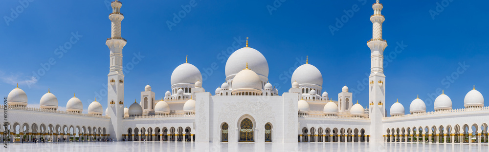 Abu Dhabi Grand Mosque, Iconic Landmark and Architectural Marvel of UAE.