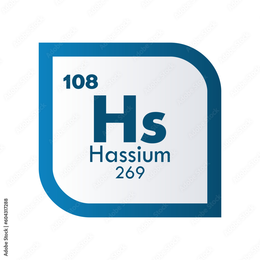 hassium icon set. vector template illustration for web design hassium icon set. vector template illustration for web design