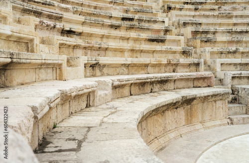 Wallpaper Mural Ancient antique amphitheater stairs and seats close up Torontodigital.ca