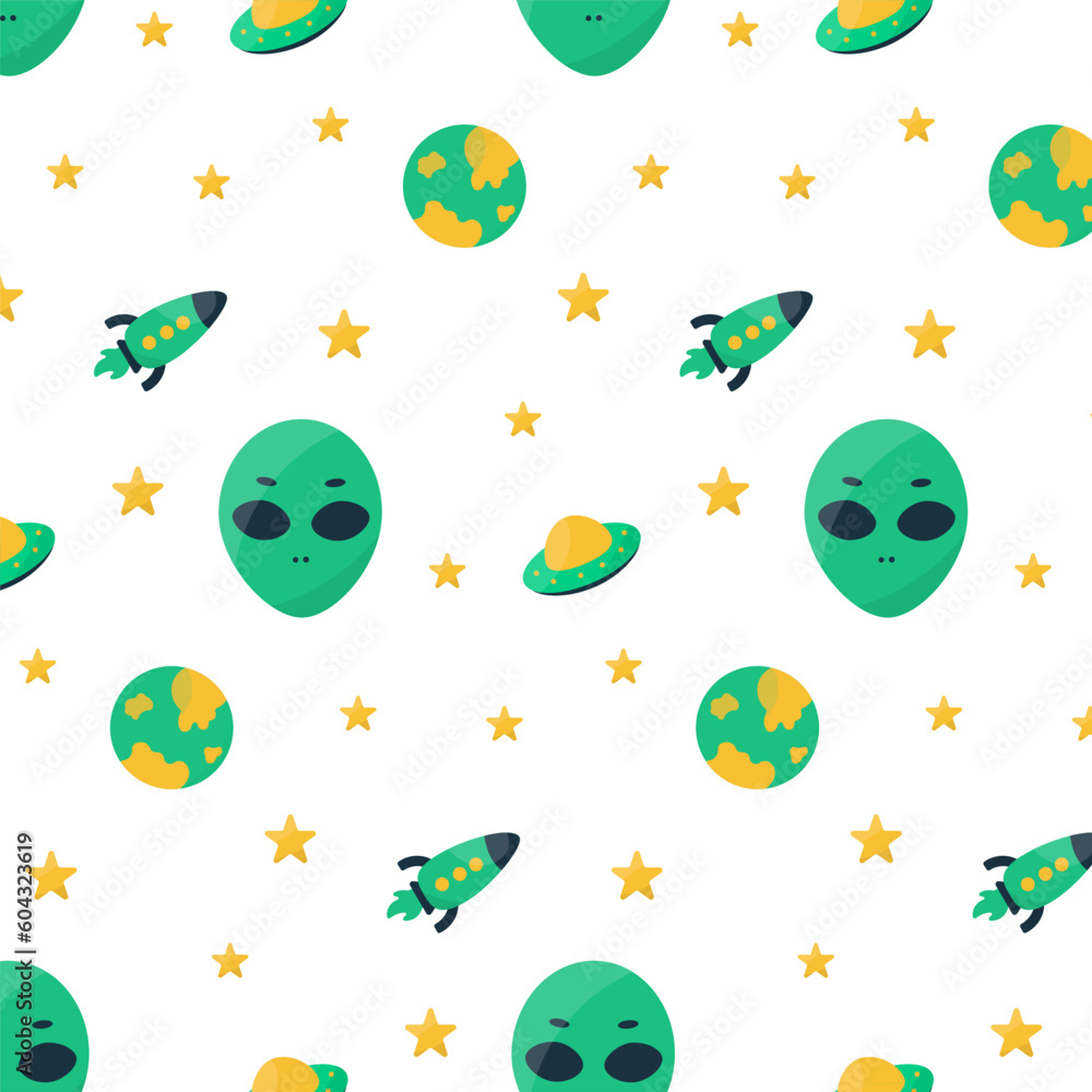 alien ufo cosmic faces space planets elements alien ufo cosmic faces space planets elements
