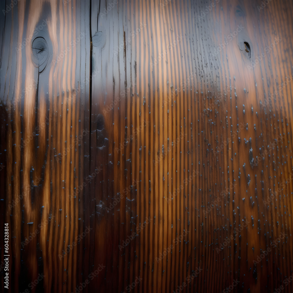 Ai generated texture od old wet wood - obrazy, fototapety, plakaty 