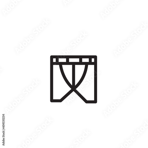 Clothing Textile Underpants Outline Icon