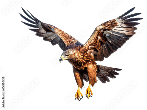 Canvas-taulu beautiful golden eagle. generated with AI