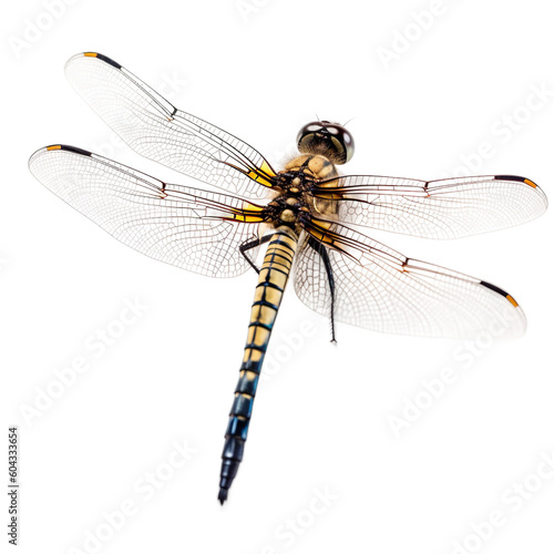 Dragonfly insect isolated on transparent background, Generative ai   © SuperPixel Inc