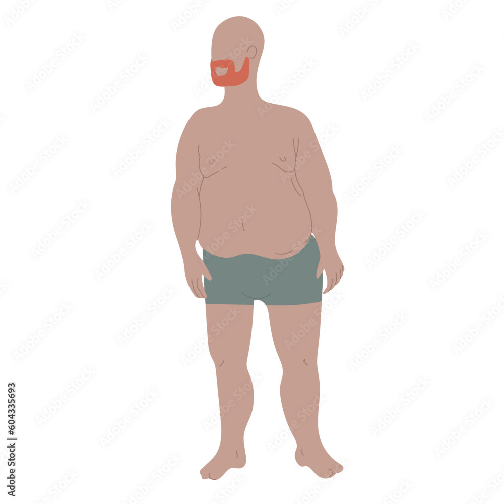 Fototapeta premium Young man sitting isolated on white background.