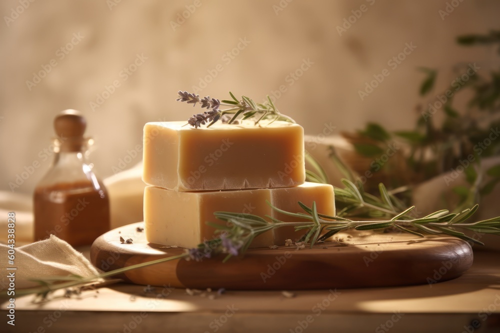 spa still life with hand made soap, ai tools generated image spa still life with hand made soap, ai tools generated image