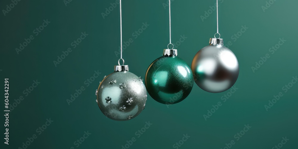 christmas ball decoration with generative AI christmas ball decoration with generative AI