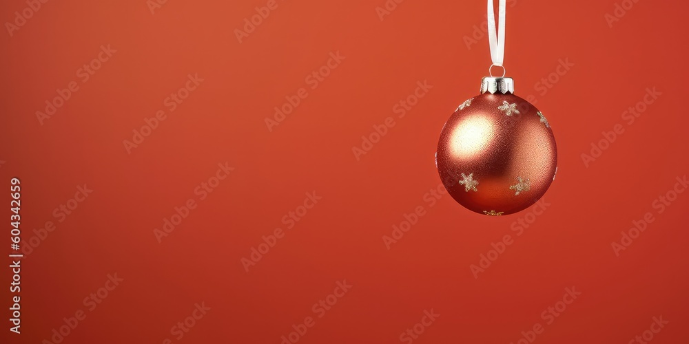 christmas ball decoration with generative AI christmas ball decoration with generative AI
