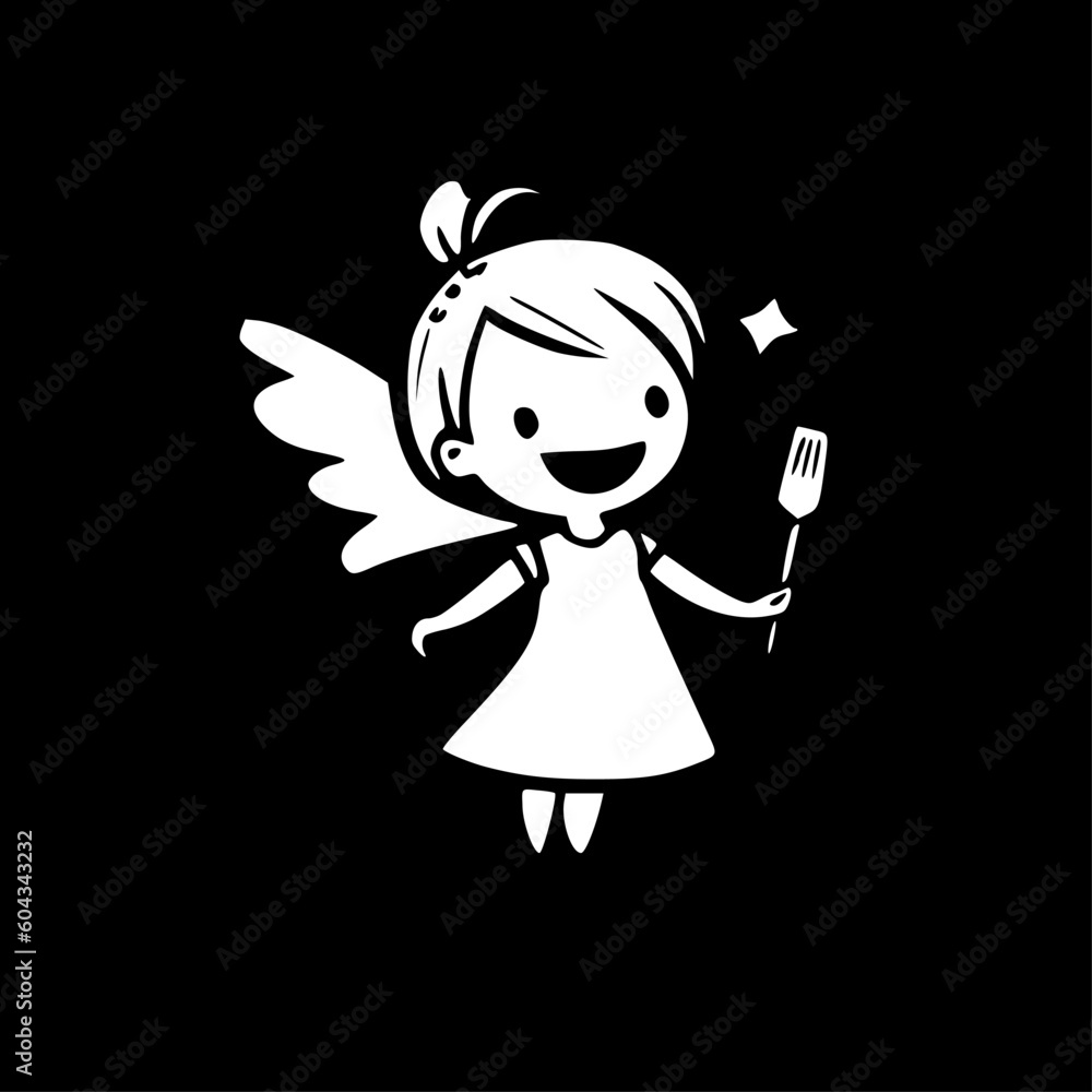 Tooth Fairy | Minimalist and Simple Silhouette - Vector illustration Tooth Fairy | Minimalist and Simple Silhouette - Vector illustration