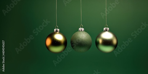 christmas ball decoration with generative AI