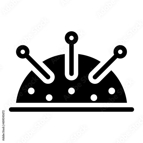pincushion glyph icon