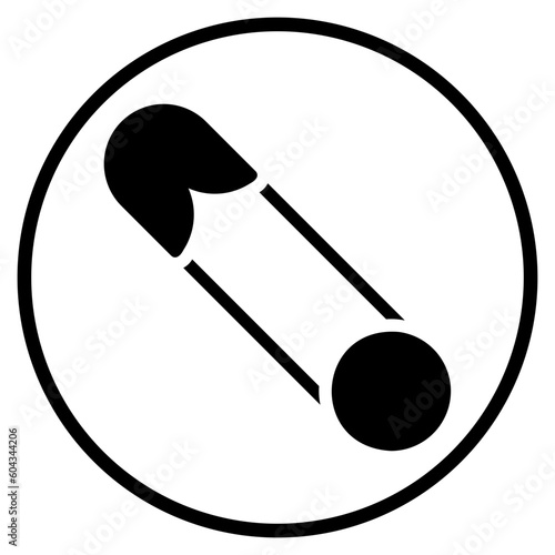 brooch glyph icon