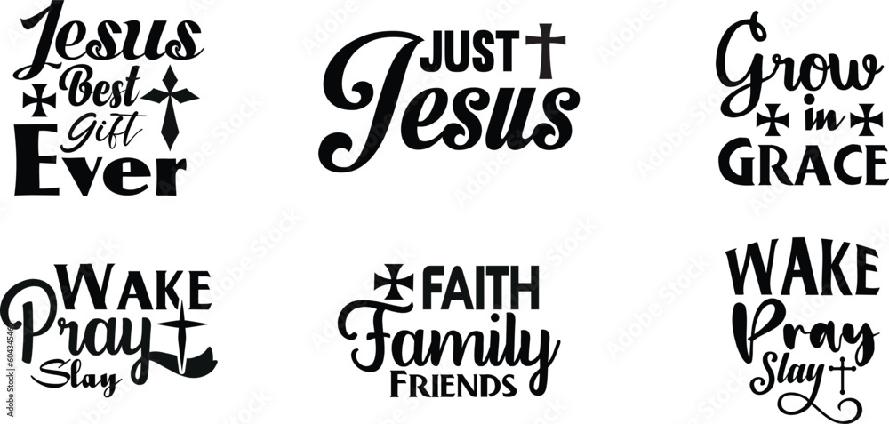 Fototapeta premium Christian svg bundle