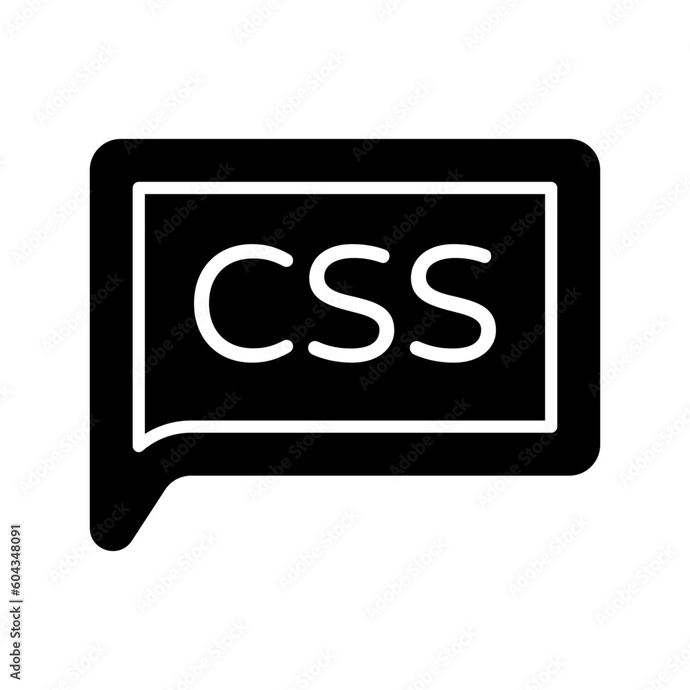 Beautifully designed vector of css chat bubble in modern style, easy to use icon Beautifully designed vector of css chat bubble in modern style, easy to use icon