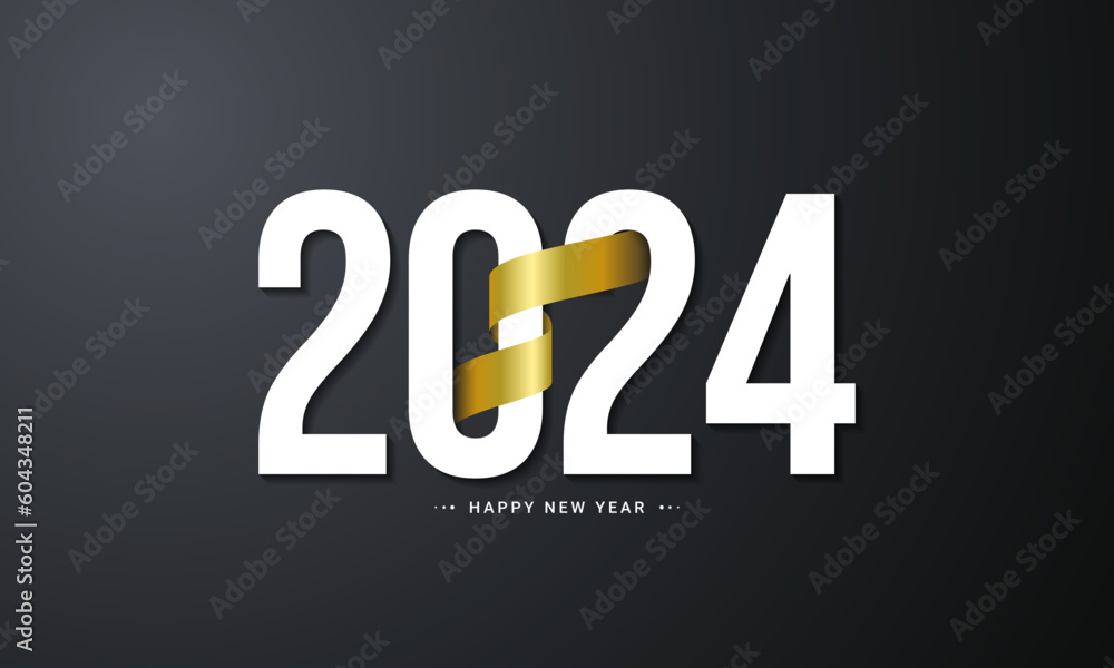 2024 Happy New Year Background Design. 2024 Happy New Year Background Design.
